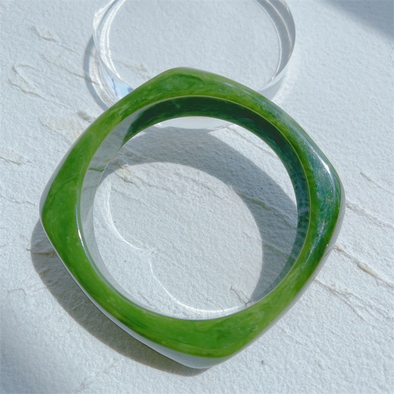 Geometric Irregular Acrylic Simple Bracelet