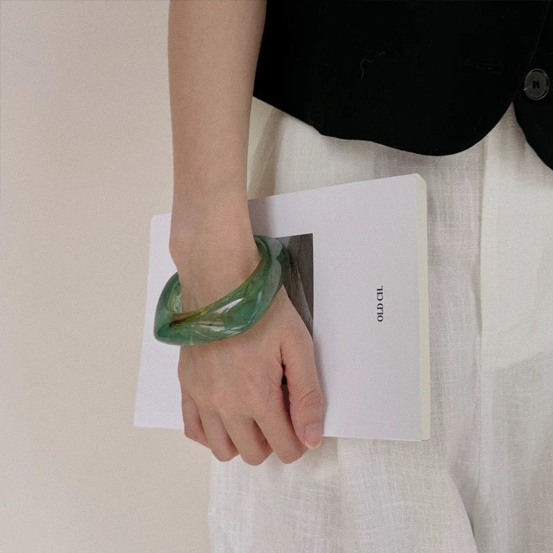 Geometric Irregular Acrylic Simple Bracelet