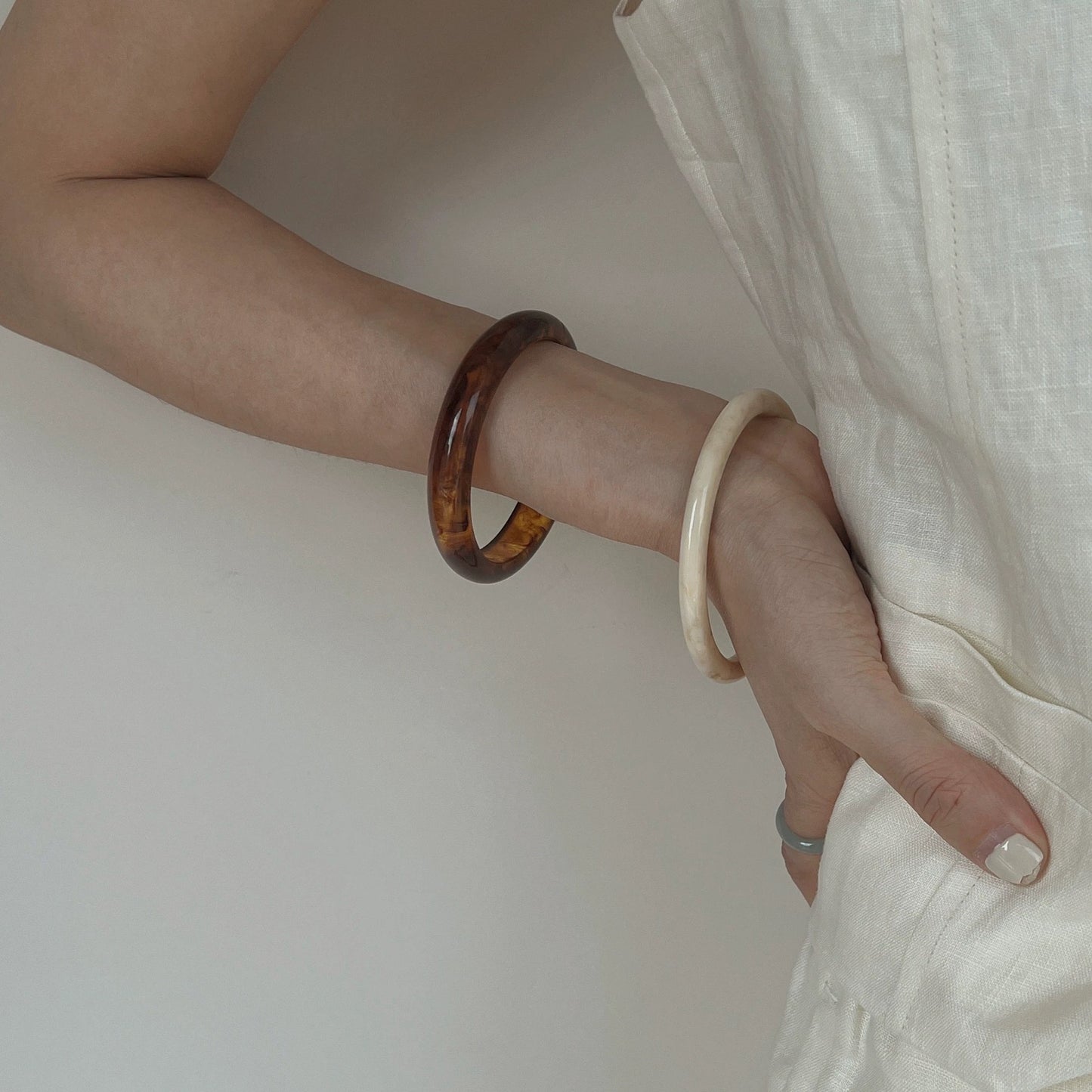 Geometric Irregular Acrylic Simple Bracelet