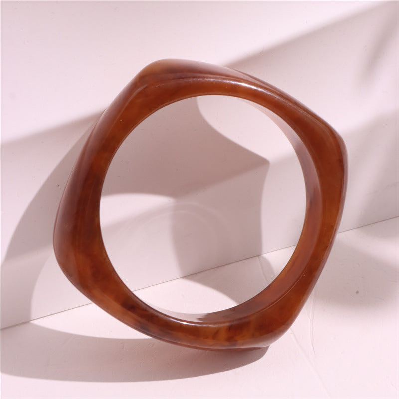 Geometric Irregular Acrylic Simple Bracelet